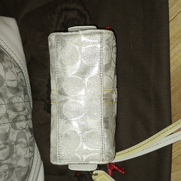 Coach Vintage Signature Tie Dye Shoulder Tote, Wristlet, Pouch, & Dusty - Picture 15 of 15